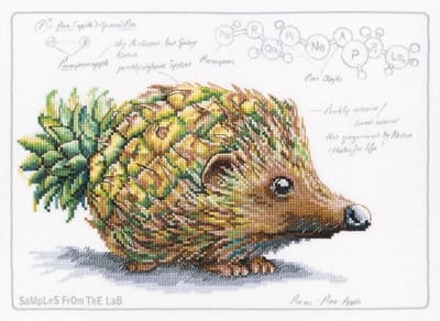 Borduurpakket Porque-Pineapple met telpatroon RTO M70042