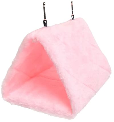 Vogelhuisje Pluche - Roze - Ophangen - Vogel - Papegaai