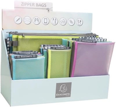 Exacompta Display mappen met rits in soepele plastic Pop'N Co - Geassorteerd - 38180E