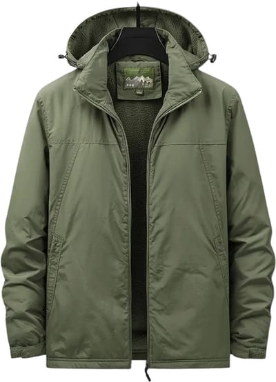 Winterjas Heren - Parka - Winter - Jas - Volwassen - Stijlvol - Legergroen - XXS