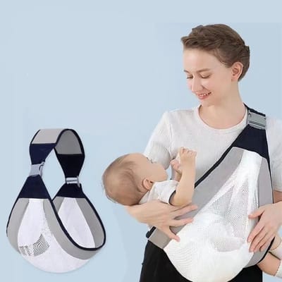 Draagzak voor Baby van Nieuwboren tot Peuter – Verstelbaar & Lichtgewicht – Grijs