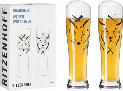 Ritzenhoff Brauchzeit Witbier Glas 23/24 2 Stuks
