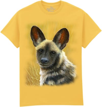 Wilde Hond Wild Dog Pup The Coloured House T-shirt S