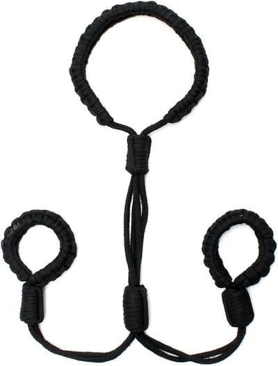 Nooitmeersaai - Katoenen halsband en handboeien set
