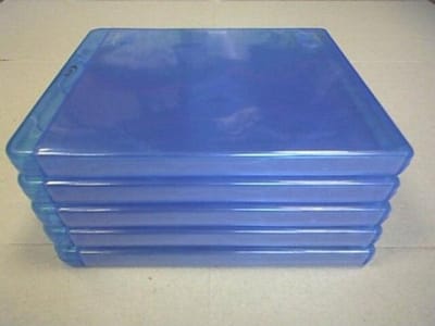 JHUBERS- Blu-ray Doos 5-Pack - Amaray - Schokbestendig - Duurzaam - Antislip - Lichtgewicht - Geschikt voor opslag - Dvd Doos
