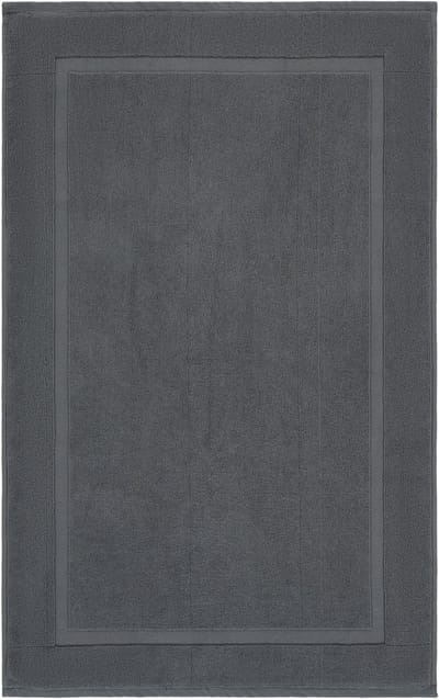 Luxe katoenen badmat - 1200 GSM - 60 x 100 cm - Steel Grey