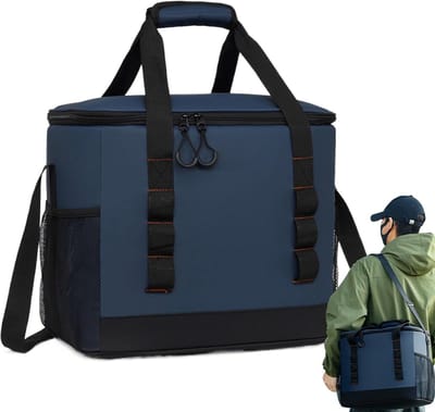 Koeltas - Geïsoleerde tas - Picknick en Buiten - Betrouwbare thermische controle - 20 liter - Marineblauw