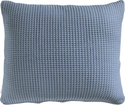 Heckettlane Wafel Kussensloop - Blauw - 60x70cm - Blauw