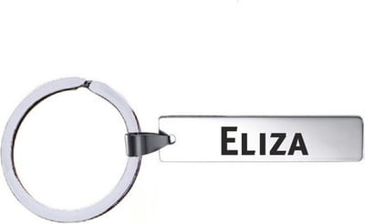 Sleutelhanger Met Naam - Eliza - RVS