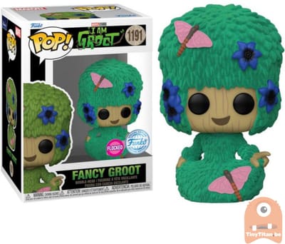 Funko Pop! #1191 Marvel I Am Groot (2022) - Fancy Groot Flocked (special edition)