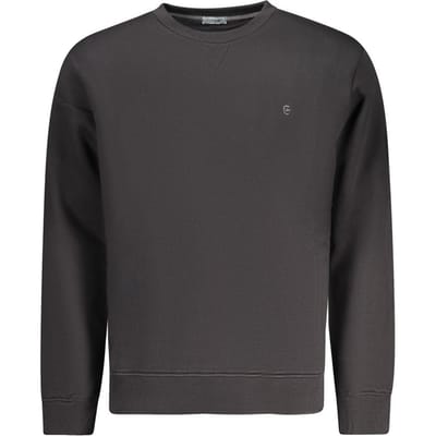 Coveri Bewegende Zwarte Katoenen Herensweater