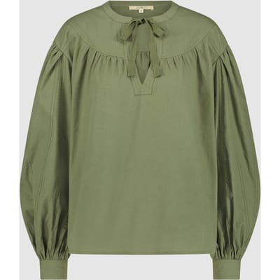 Circle of Trust Julie Blouse Winter Moss Maat: XS | Longsleeves Outlet | Dames | Groen