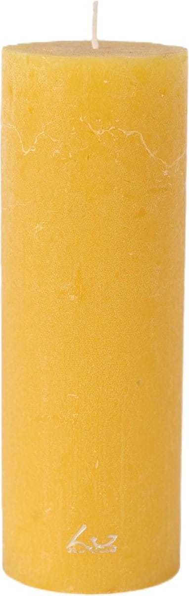 Rasteli Luz Your Kaars Cilinder Geel-Oker Geel D 7 cm H 20 cm