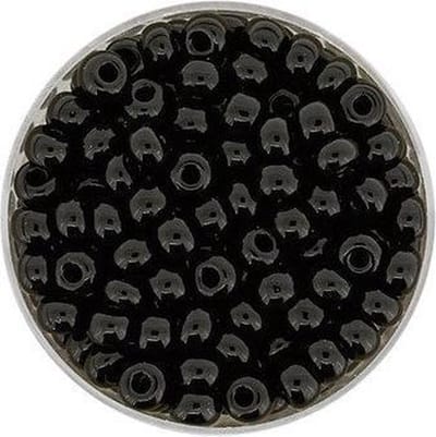 9203-054 Rocailles zwart opaque 4.5mm