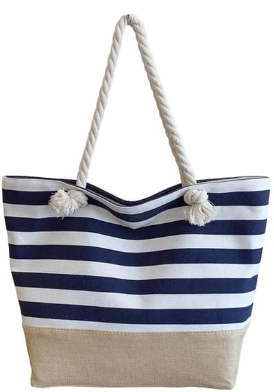 Dailygoods- Strandtas Waterdicht - Schoudertas - Handtas Dames - Strandtas met Rits - Canvas Strandtas - Duurzaam en Stijlvol