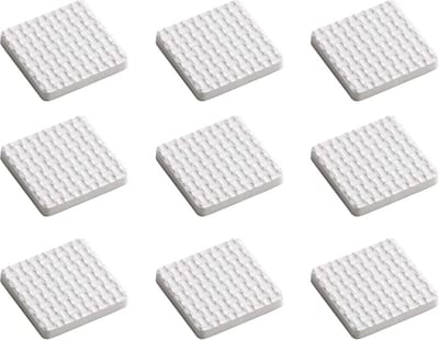 Zelfklevende Meubelpads - Schokdempend en Geluiddempend - Vloervriendelijke EVA-pads 28 x 28 mm (9 Stuks) Wit
