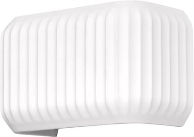OSRAM Decor Plaster Routes Wall decoratieve wandlamp van gips, 250 mm, met E27 fitting, IP20, wit