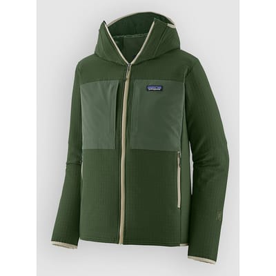 Patagonia R2 Techface Hoody Jas groen
