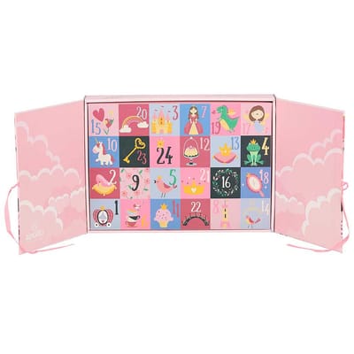 Adventskalender meisjes - Prinses - 12-Paar sokken - Maat 31/36 - adventkalender kinderen - Uniek cadeau