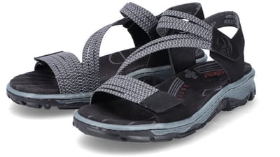 Rieker dames trekking sandalen 68871-00 damesschoenen sandalen zwart