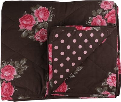 Quilt Winter Rose Brow N | 140 X 200 | Sierkussen Voor Woonkamer Of Slaapkamer