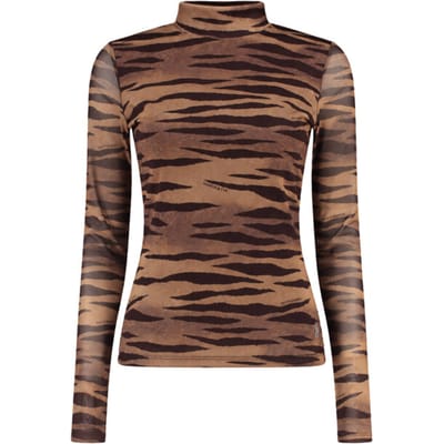 Harper & Yve T-shirt Jane Ls Aw6t505 1300 Untamed Tiger Dames Maat - XS