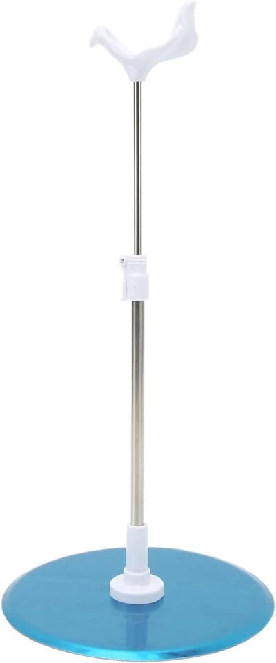 Poppenstandaard - Displayhouder Figuur - Verzamelpoppen Tonen - Verstelbare Hoogte - 17.8 Cm