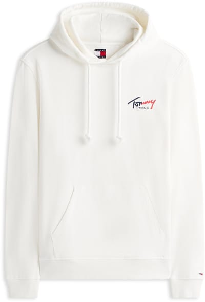 Tommy Jeans Trui 1tjm Red Entry Sign H Dm0dm22680 Ybl Ecru Mannen Maat - M