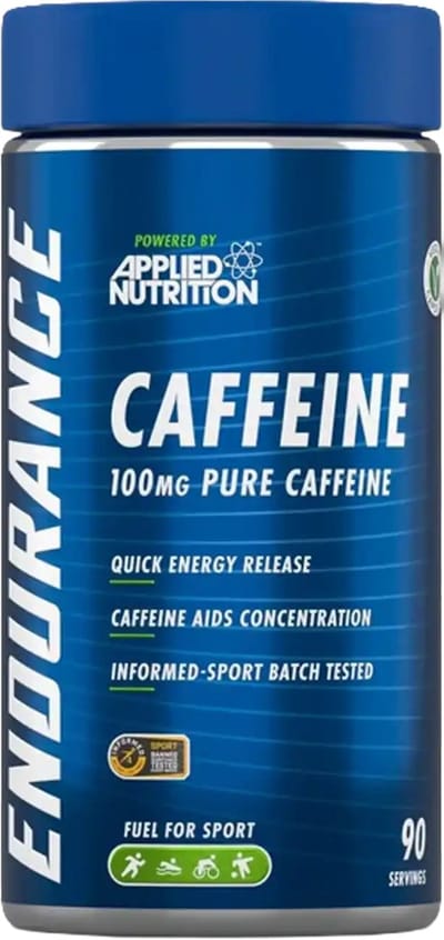 Applied Nutrition - Caffeine - 100mg Pure Caffeine - 90 servings - Caffeine pillen