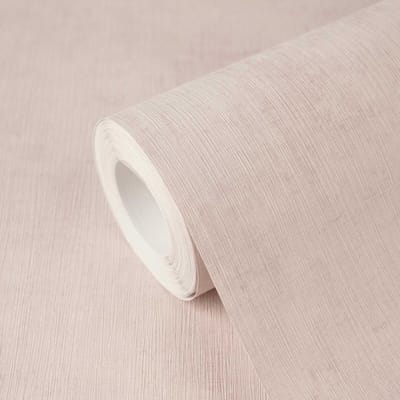 ELEGANT STRUCTUUR BEHANG | Textiellook - Roze Lila - A.S. Création Nordic Feeling