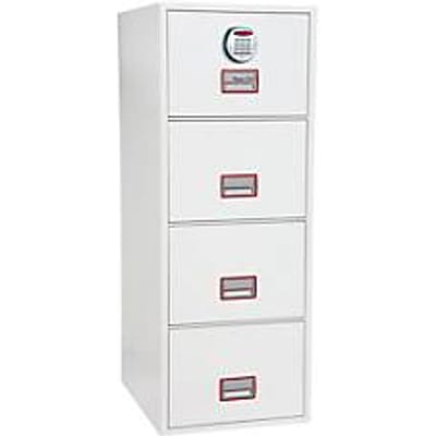 Hangmappenkast World Class Vertical Fire File FS2254K/E/F, brandveilig, met elektronisch toetsenslot