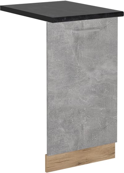 Vicco R-Line Vaatwasserfrontpaneel – 45 cm, WB Antraciet Beton