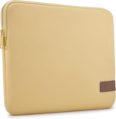Laptophoes 13.3 inch - Beschermhoes Laptop - Veilig Transport - Slanke Pasvorm - 33.5 x 24 x 2 cm - Geel