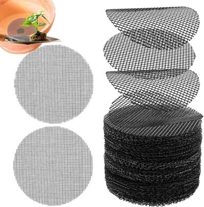 Drainage Grille voor Planten, 100 Stuks, Plastic Rooster voor Bloempotten, 10 cm, Rond, Tuinaccessoires voor Optimale Waterafvoer en Voorkoming van Wortelrot