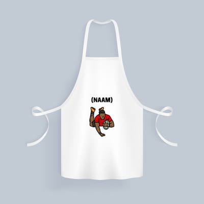 Akyol - rugby met eigen naam Keukenschort - Rugby - rugbyer - sport - 82 bij 71 cm