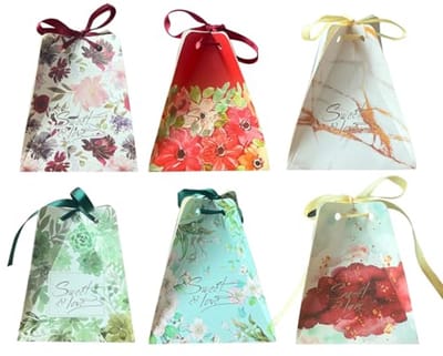 30 Stuks Bruiloftssnoepdozen - Opvouwbare Geschenkdozen voor Bruiloften, Verjaardagen en Feestelijke Gelegenheden