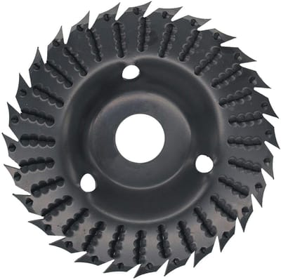 Haakse Slijpschijf - Houtvormgeven Schuurschijf - Houtbewerking Projecten - 28 Tanden Ontwerp - 122mm Buitendiameter - Metaal