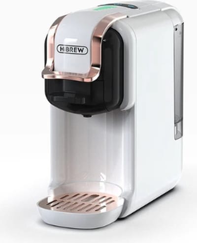 5 in 1 Koffiezetapparaat - Senseo - Meerdere Capsules - Koffiepadmachine - Koffiemachine - Cappuccino - Latte - Heet/Koud - 19B - 1450W - Wit