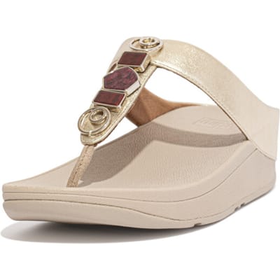 FitFlop FitFlop Fino Ergonomische Teenslippers - Platino GEEL - Maat 36