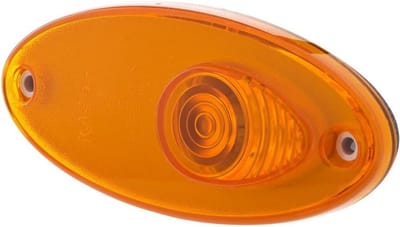 Extra Knipperlamp - Hulpknipperlicht Controlelamp - Voertuig Zichtbaarheid - ECE-goedkeuring - 102mm - Geel