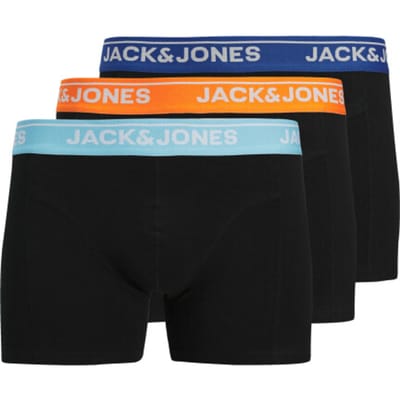 JACK&JONES - JACTHEODORE SOLID TRUNKS 3 PACK SN - Heren - Onderbroeken