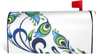 Brievenbus Cover - Posthoes Decoratie - Buiten Decoreren - Waterdicht Oxford Stof - 53 x 45 cm - Zwart