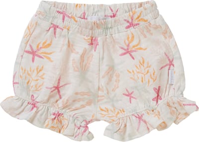 Noppies Girls Short Chesapeake allover print Meisjes Broek - Whisper White - Maat 56