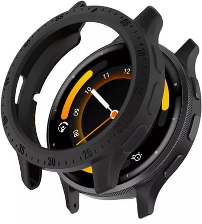 Strap-it Robuust TPU hoesje - bescherm case geschikt voor de Garmin Venu 3 (zwart)