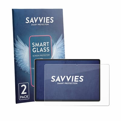 2 Stuks Savvies Screenprotector - geschikt voor Lenovo Idea Tab Pro Gen 2 13" - beschermfolie glas transparant