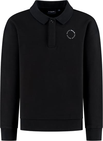 Ballin 037319 Truien & Vesten Jongens - Sweater - Hoodie - Vest- Zwart - Maat 152