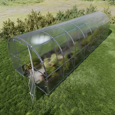 KLASIKA BALTIC LT Tuinkas - 3 x 8 m (24 m²) - 4 mm Dikte - Kweekkas - Polycarbonaat afdekking