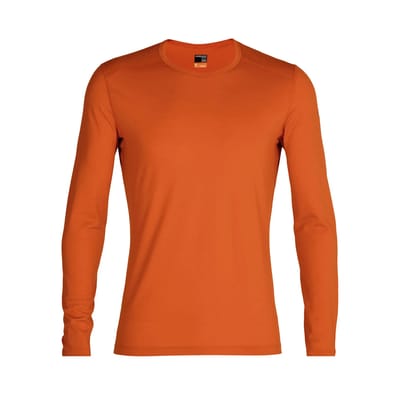 Icebreaker 200 Oasis T-shirt Met Lange Mouwen Oranje M Man