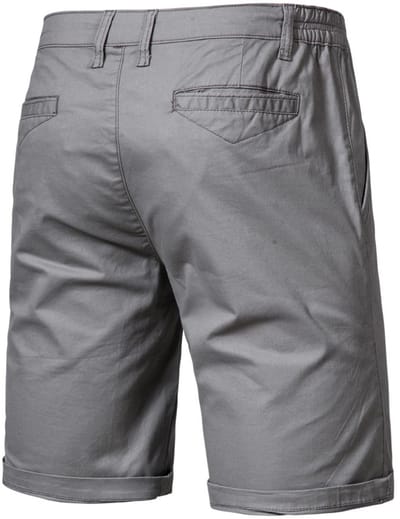 Livano Korte Broek Heren - Golfbroek - Spijkerbroek - met Zakken - Volwassenen - Jongens - Shorts - Donkergrijs - Maat S