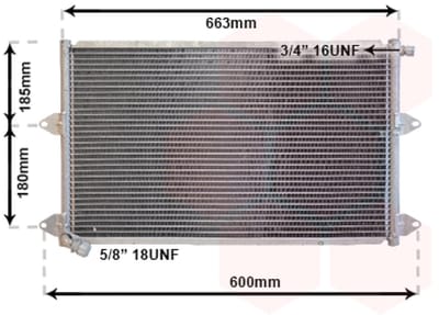 Van Wezel - LUCHTCONDENSATOR VOOR SEAT CORDOBA 1993-1996 6K0820413A